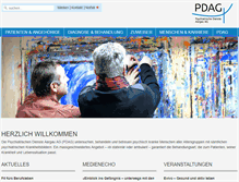 Tablet Screenshot of pdag.ch